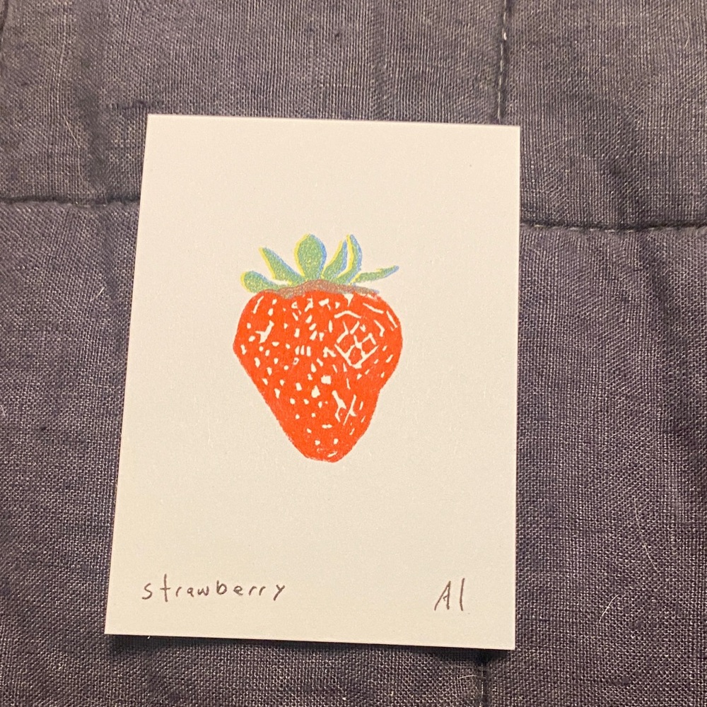 Strawberry Mini Print